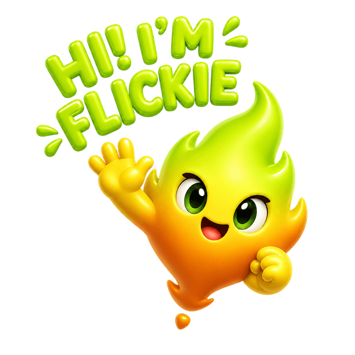 Flickie, the DoGoodie spark mascot